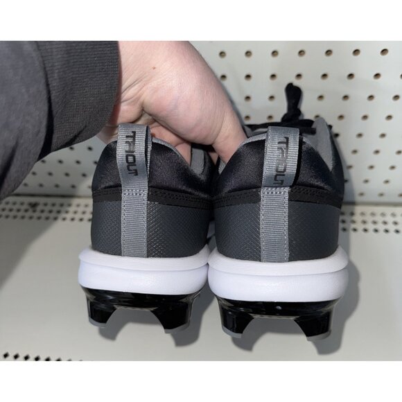 Nike Force Trout 9 Pro MCS Mens Molded Baseball Cleats Size 12 Black White Gray - Picture 3 of 8